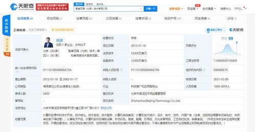 關聯公司注冊資本增至5.3億美元，增幅約10.4%，彰顯網絡技術服務領域強勁增長動能